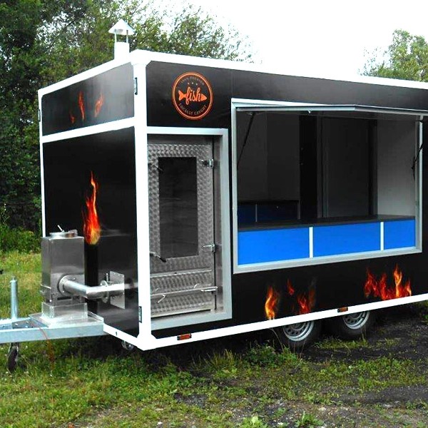 Przyczepa wędzarnia zamknięta - kontenery i nadwozia specjalne