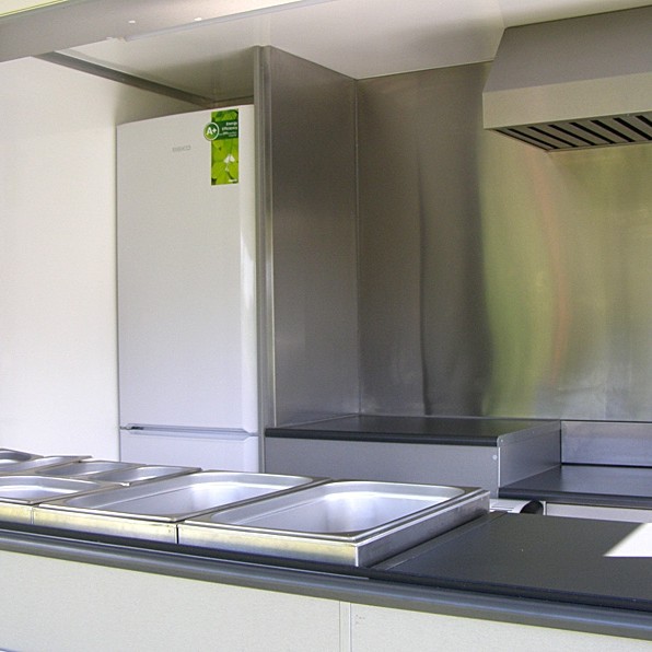 Przyczepa do dań z makaronu - zabudowy specjalistyczne