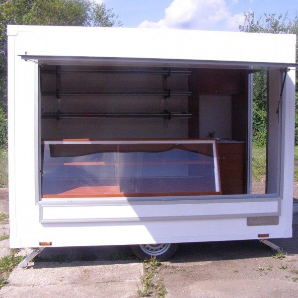 Przyczepa piekarnicza 3m - kontenery specjalne Bannert