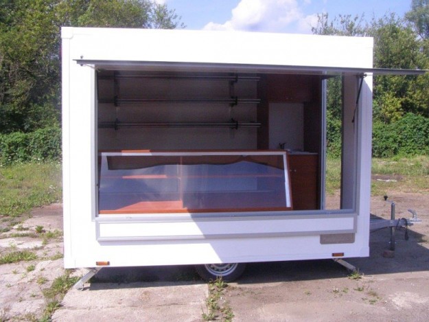 Przyczepa piekarnicza 3m - kontenery specjalne Bannert