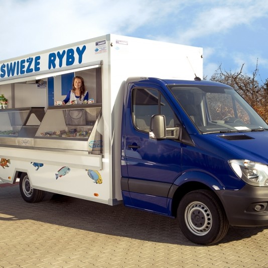 Samochód rybny - Świeże Ryby - zabudowy specjalistyczne