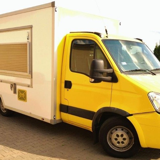 Samochód gastronomiczny Samochód gastronomiczny żółty - nadwozia specjalne