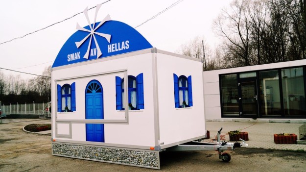 Przyczepa gastronomiczna - Wiatrak - kontenery specjalne