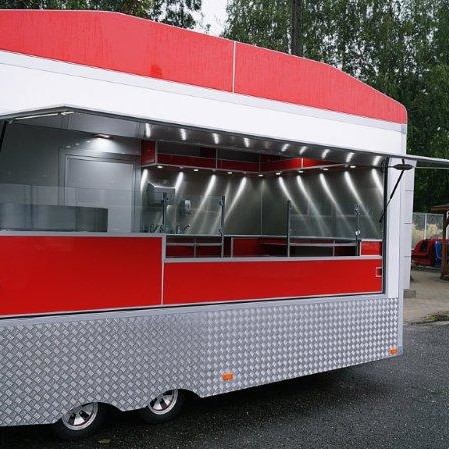 Przyczepa do sprzedaży pizzy - kontenery specjalne