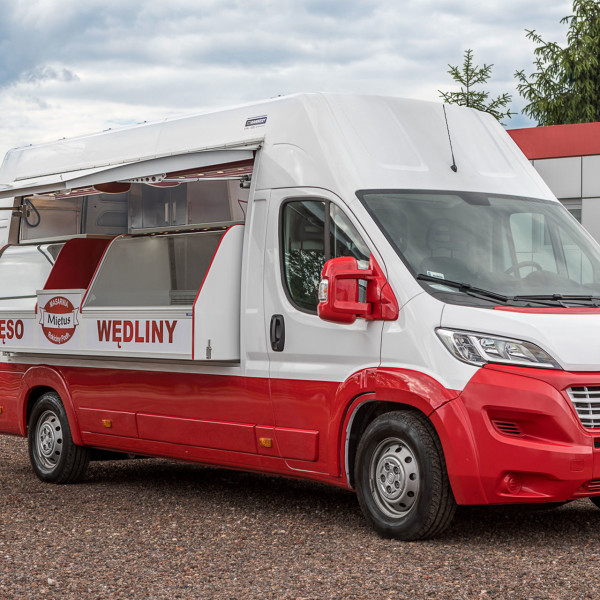 Samochód gastronomiczny - Mięso/Wędliny - nadwozia specjalne Bannert