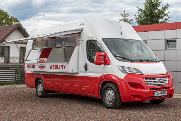 Samochód gastronomiczny - Mięso/Wędliny - nadwozia specjalne Bannert