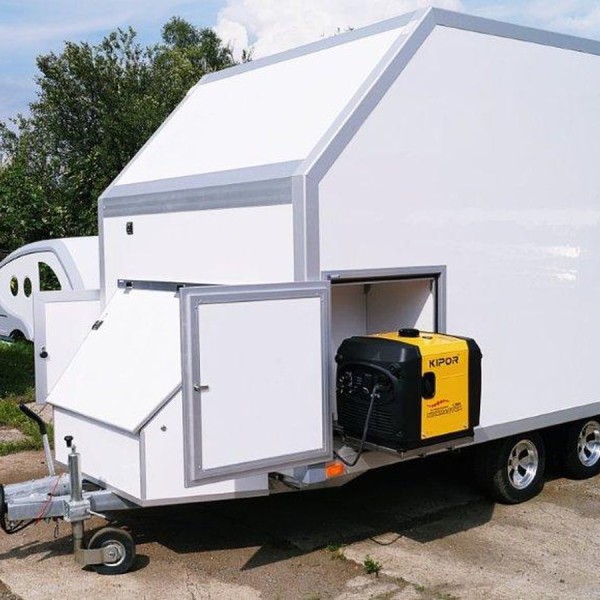 Przyczepa na quada - kontenery specjalne Bannert