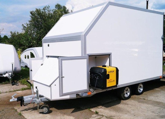 Przyczepa na quada - kontenery specjalne Bannert