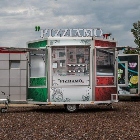 Przyczepa gastronomiczna - pizzeria - kontenery specjalistyczne