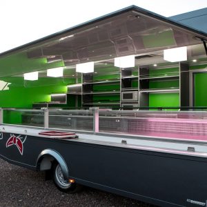 Samochód handlowy do sprzedaży mięsa