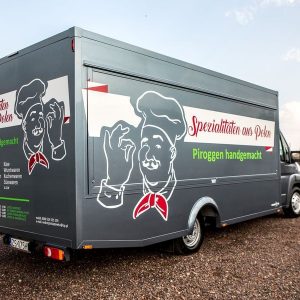 Samochód handlowy do sprzedaży mięsa