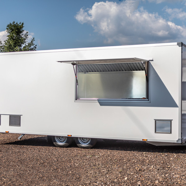 Przyczepa gastronomiczna 6m - kontenery specjalne