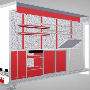 Samochód gastronomiczny do sprzedaży mięsa i wędlin