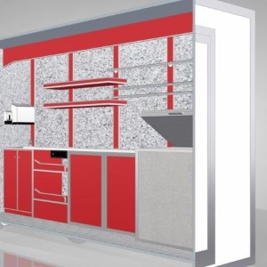 Samochód gastronomiczny do sprzedaży mięsa i wędlin
