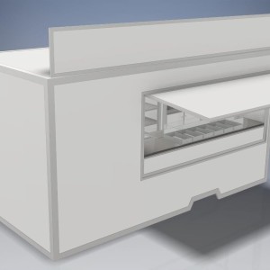 Samochód gastronomiczny do sprzedaży pizzy