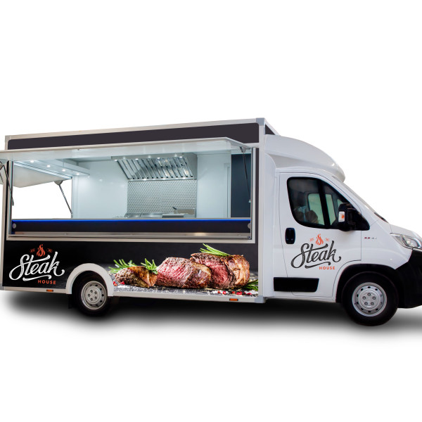 Ronni Steak - zabudowy specjalistyczne - biała kabina