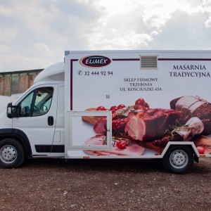 Samochód do sprzedaży mięsa