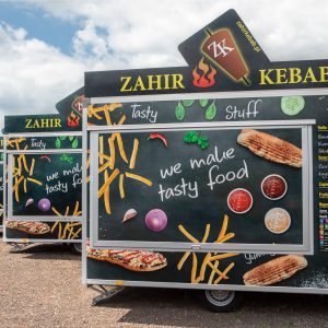 przyczepa do sprzedaży zapiekanek i kebabów