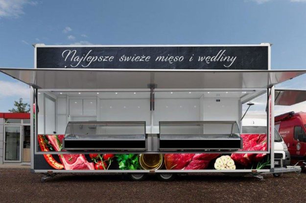 przyczepa do sprzedaży mięsa