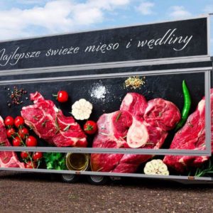 przyczepa do sprzedaży mięsa