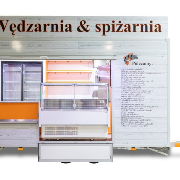 przyczepa gastronomiczna wędzarnia