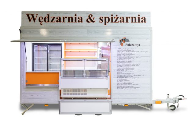 przyczepa gastronomiczna wędzarnia