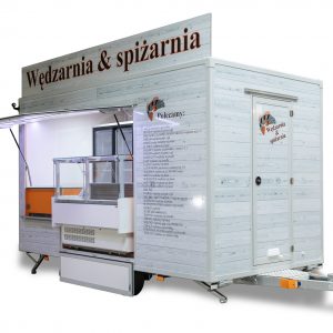 przyczepa gastronomiczna wędzarnia
