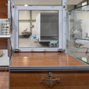 przyczepa gastronomiczna piekarnia wnętrze