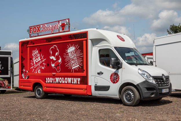 food truck do sprzedaży burgerów