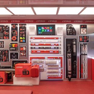 Samochód wystawowy wnętrze