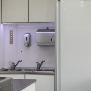 Przyczepa gastronomiczna wnętrze