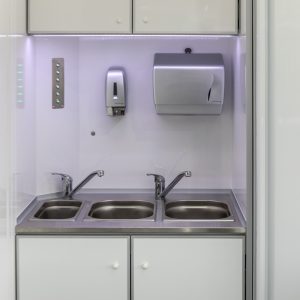 Przyczepa gastronomiczna wnętrze