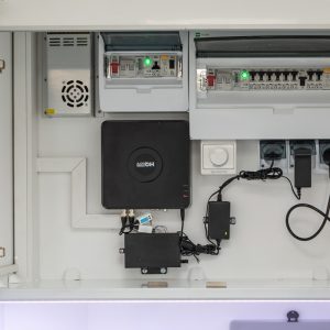 Przyczepa gastronomiczna wnętrze