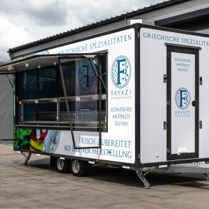 Przyczepa 5,0m z ladą chłodniczą