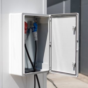 przyczepa z toaletą