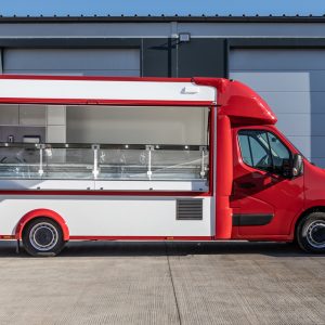 samochód gastronomiczny z mięsem