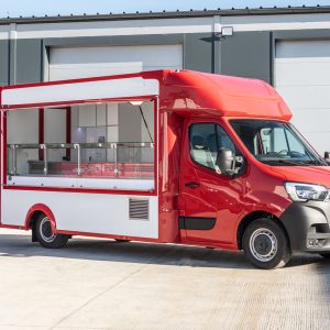 samochód gastronomiczny z mięsem