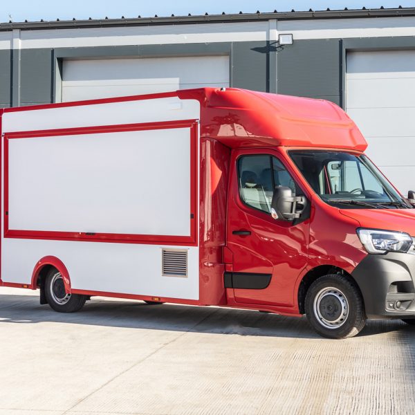 samochód gastronomiczny z mięsem