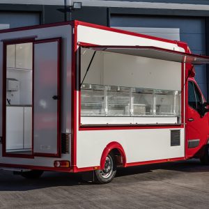 samochód gastronomiczny z mięsem