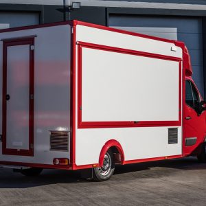 samochód gastronomiczny z mięsem