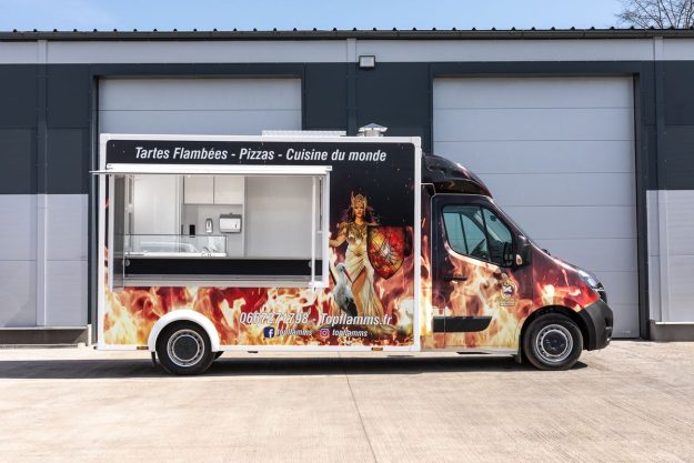 Samochód do sprzedaży fast-food