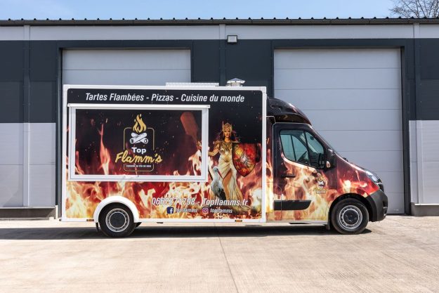 Samochód do sprzedaży fast-food