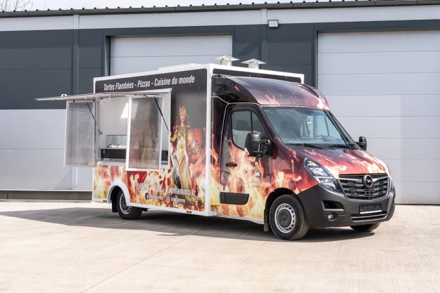 Samochód do sprzedaży fast-food