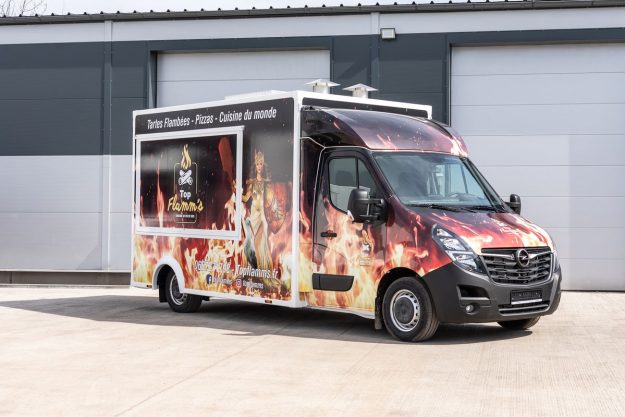 Samochód do sprzedaży fast-food