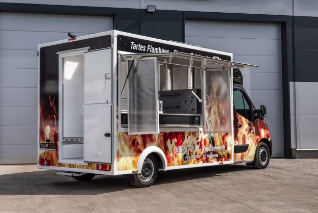 Samochód do sprzedaży fast-food