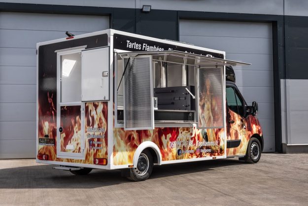 Samochód do sprzedaży fast-food