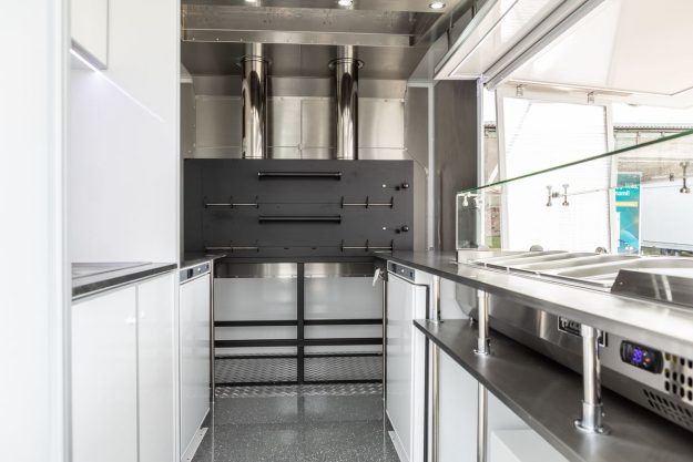 Samochód do sprzedaży fast-food