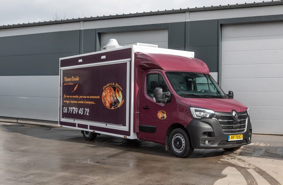 Samochód do sprzedaży fast-food